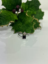 Load image into Gallery viewer, Double Clover rings silver