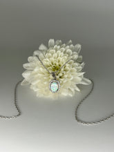 Load image into Gallery viewer, Sterling Silver Oval Opalique Necklace Pendant