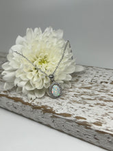 Load image into Gallery viewer, Sterling Silver Oval Opalique Necklace Pendant
