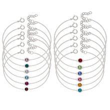 Load image into Gallery viewer, Crystal Birthstone Bracelet
