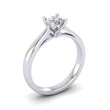 Load image into Gallery viewer, 18ct Gold 0.50ct Diamond Solitaire Engagement Ring H/Si. 18ct Rose, Yellow or White Gold.