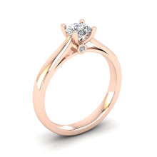Load image into Gallery viewer, 18ct Gold 0.50ct Diamond Solitaire Engagement Ring H/Si. 18ct Rose, Yellow or White Gold.