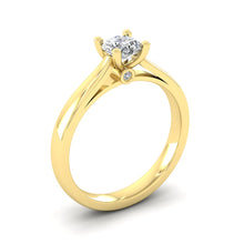 Load image into Gallery viewer, 18ct Gold 0.50ct Diamond Solitaire Engagement Ring H/Si. 18ct Rose, Yellow or White Gold.