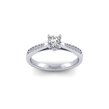 Load image into Gallery viewer, 18ct Gold 0.36ct Diamond Solitaire Engagement Ring H/Si. 18ct Rose, Yellow or White Gold.