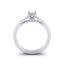 Load image into Gallery viewer, 18ct Gold 0.36ct Diamond Solitaire Engagement Ring H/Si. 18ct Rose, Yellow or White Gold.