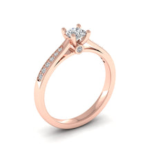 Load image into Gallery viewer, 18ct Gold 0.36ct Diamond Solitaire Engagement Ring H/Si. 18ct Rose, Yellow or White Gold.