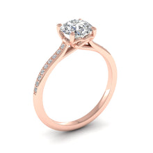 Load image into Gallery viewer, Platinum 1.20ct Diamond 'Forever' Solitaire Engagement Ring.