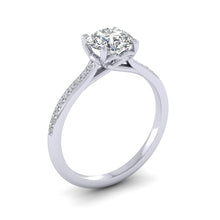 Load image into Gallery viewer, 18ct White Gold 1.20ct Diamond 'Forever' Solitaire Engagement Ring.
