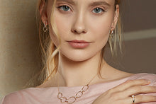 Load image into Gallery viewer, 9ct Gold Diamond Set Necklace.