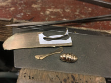 Load image into Gallery viewer, Cubic Zirconia Stone Set Silver & Gold Bee Necklace