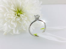 Load image into Gallery viewer, Platinum 0.76ct Diamond Solitaire Engagement Ring H/Si.