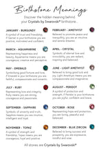 Load image into Gallery viewer, Silver Birthstone Ring January