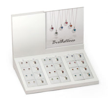 Load image into Gallery viewer, Silver Birthstone Ring August