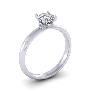 18ct Gold 0.76ct Signature Diamond Solitaire Engagement Ring H/Si. 18ct Rose, Yellow or White Gold.