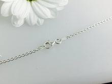 Load image into Gallery viewer, Tarnished Aged Silver sixpence Double Coin necklace, stone set, sixpence or three pence pre 1920, Holly Willoughby, sixpence threepence