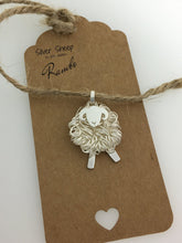 Load image into Gallery viewer, Sheep/ram necklace, individually crafted in Wales at Jeffs Jewellers. Rambo