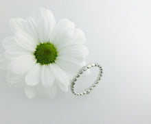 Load image into Gallery viewer, Stacker ring in Gold & Silver with Blue topaz