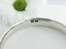 Load image into Gallery viewer, 9ct & Silver Spinner bangle, handmade worry spinning bangle.
