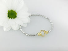 Load image into Gallery viewer, Set of 3, Designer Pave Set Circle Bracelet. Part of the Exquisite collection.