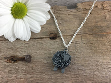 Load image into Gallery viewer, Silver black sheep necklace, individually hand crafted in Wales at Jeffs Jewellers.