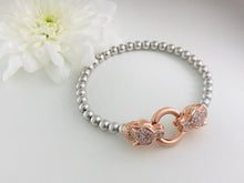 Load image into Gallery viewer, Exquisite Silver Designer Panther bracelet.