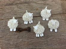 Load image into Gallery viewer, Silver sheep necklace, individually hand crafted in Wales at Jeffs Jewellers.