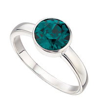 Load image into Gallery viewer, Silver Birthstone Ring May
