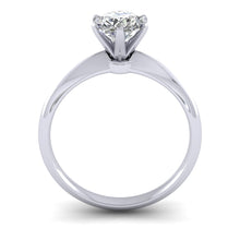 Load image into Gallery viewer, 18ct Yellow Gold &amp; Platinum Tiffany Style 1.30ct Diamond Solitaire Engagement Ring H/Si. 18ct Rose, Yellow or White Gold.

