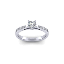Load image into Gallery viewer, 18ct Gold 0.36ct Diamond Solitaire Engagement Ring H/Si. 18ct Rose, Yellow or White Gold.
