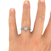 Load image into Gallery viewer, Platinum 1.20ct Diamond &#39;Forever&#39; Solitaire Engagement Ring.
