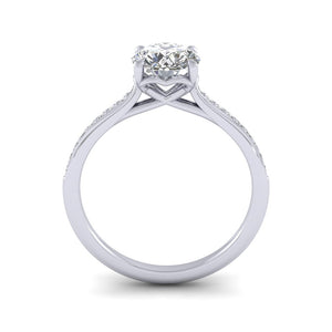 18ct Yellow Gold 1.20ct Diamond 'Forever' Solitaire Engagement Ring.