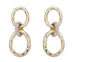 Load image into Gallery viewer, 9ct Gold Diamond Set Earrings.
