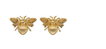 Load image into Gallery viewer, 9ct Yellow Gold Bee Stud Earrings.
