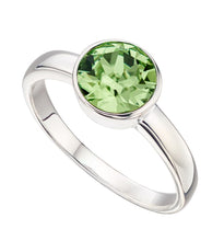 Load image into Gallery viewer, Silver Birthstone Ring August
